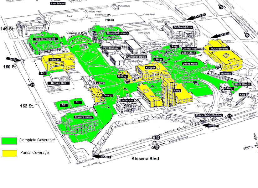 Queens College Campus Map Campus Map