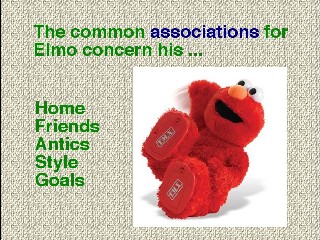 elmo's home friends