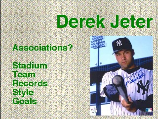 Derek Jeter and yankee stadium as pop culture icon