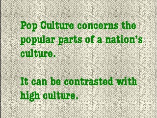 high culture